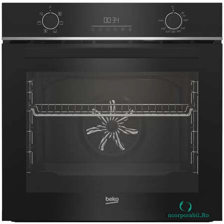 Beko Cuptor Incorporabil Beko 72l 2400W 6 Programe, LED, Sticla 220-240V 27.5kg, Clasa A, Negru la 1,326.99 lei ron
