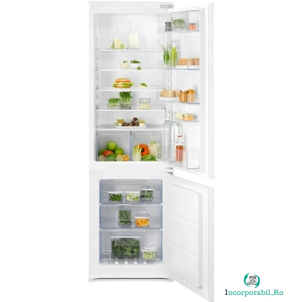 Electrolux Frigider-Congelator incorporabil Electrolux LNT6NE18S, 257 L, clasa E, No Frost, Alb