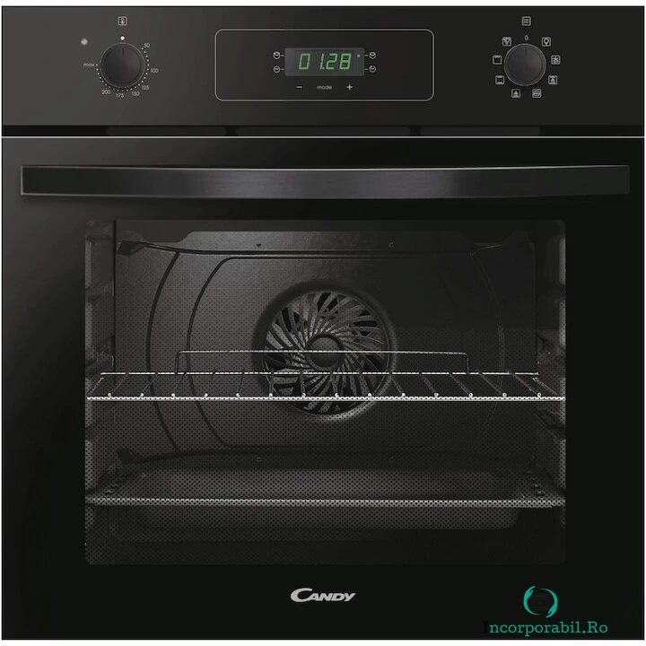 CANDY Cuptor incorporabil Candy, Electric, 65 l, Display, Clasa A+, Autocuratare hidrolitica,Grill ,Negru