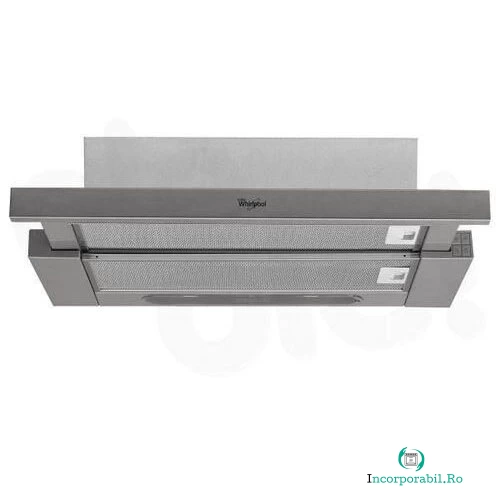Whirlpool Hota incorporabila telescopica, Whirlpool AKR 6390 IX , 371 mc/h , 3 viteze , 60 cm , inox