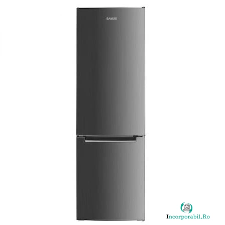 Samus Combina Frigorifica Samus SCX344E, 262 l, Termostat reglabil, Clasa energetica E, 3 sertare la congelator, H 180 cm, Inox/Argintiu la 1,227.99 lei ron