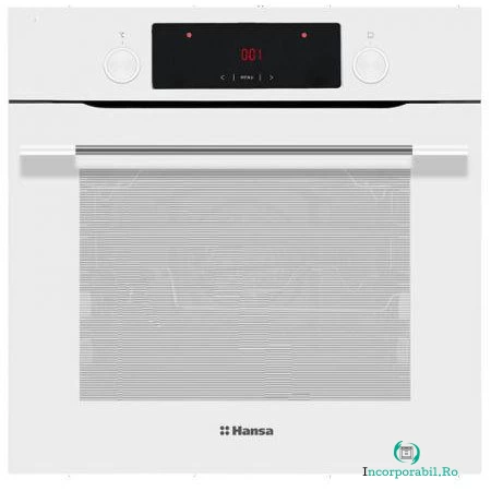 hansa Cuptor electric incorporabil Hansa BOEW68481, 62 l, 10 functii, Alb