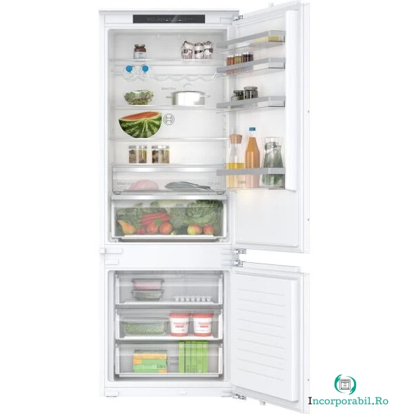 BOSCH Combina frigorifica Incorporabila Bosch KBN96VFE0, 383 l, No Frost, VitaFresh, Iluminare LED, Clasa E, H 194 cm la 6,784.99 lei ron