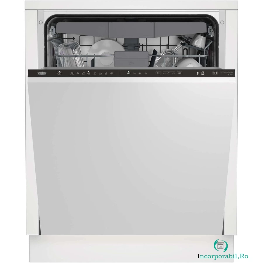 Beko Masina de spalat vase incorporabila Beko BDIN38521Q, 15 seturi, 8 programe, Motor ProSmart Inverter, Fast+, AutoGlassShield, Clasa E, 60 cm la 2,203.99 lei ron