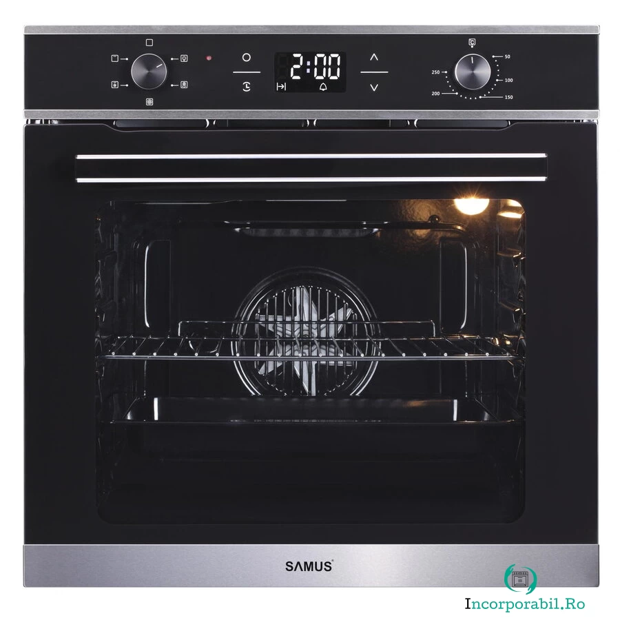 Samus Cuptor incorporabil Samus SC625GDX5 , electric, 75l, Clasa A, Negru