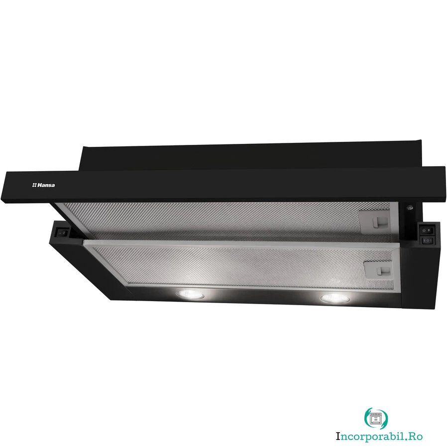hansa Hota incorporabila HANSA OTP6243BH, 270m3/h, 1 motor, 60cm, negru
