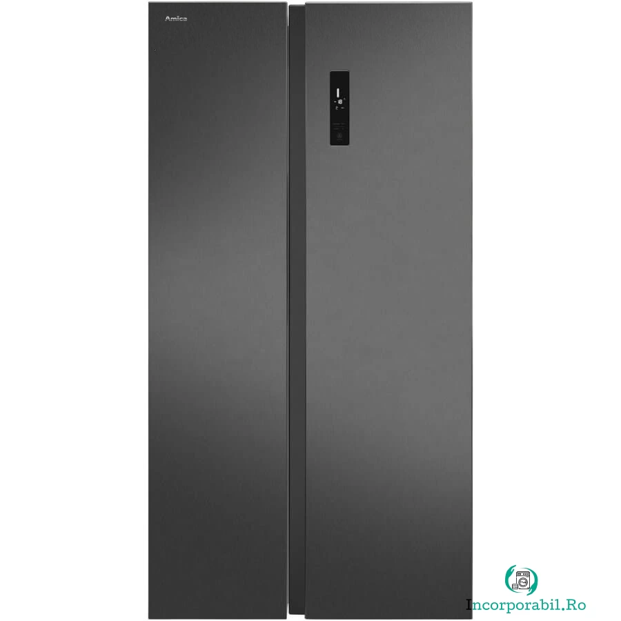 AMICA Frigider Side By Side Amica, 562 l, 92 cm, Inox